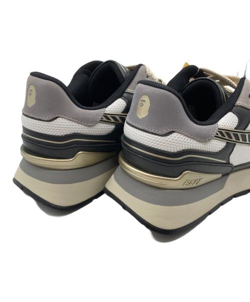 A BATHING APE（ア ベイシング エイプ）A BATHING APE (ア ベイシング エイプ) ローカットスニーカー ホワイト×ブラック サイズ:29 未使用品の古着・服飾アイテム