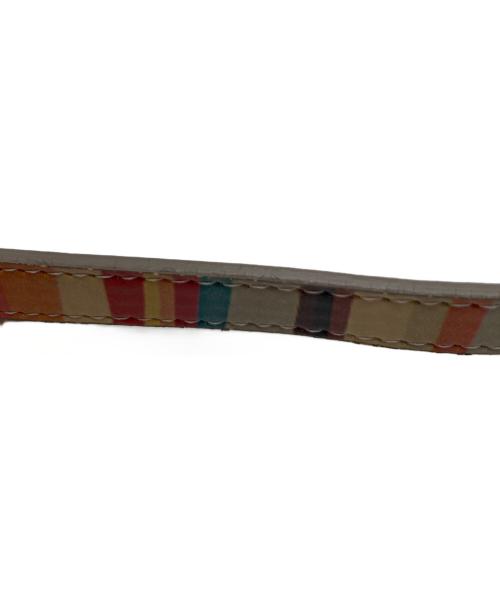 PAUL SMITH（ポールスミス）PAUL SMITH (ポールスミス) マルチストライプワンショルダーバッグ ベージュの古着・服飾アイテム