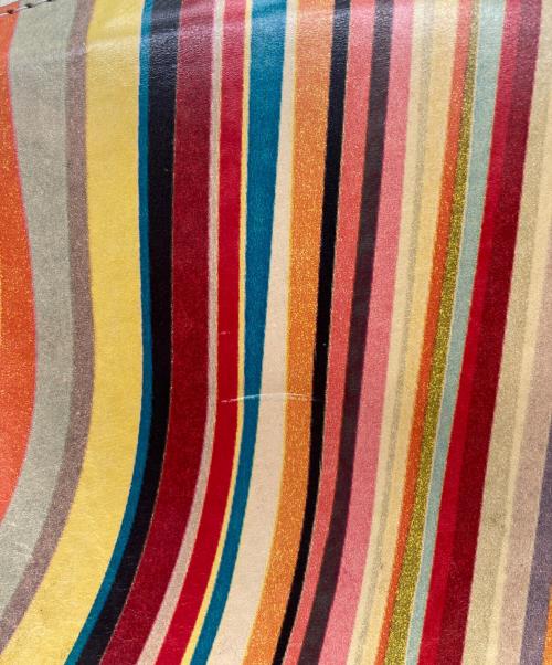 PAUL SMITH（ポールスミス）PAUL SMITH (ポールスミス) マルチストライプワンショルダーバッグ ベージュの古着・服飾アイテム