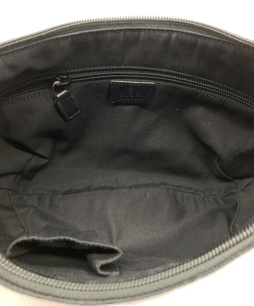 GUCCI（グッチ）GUCCI (グッチ) GGキャンバス ショルダーバッグ ブラックの古着・服飾アイテム