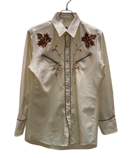miller（ミラー）miller (ミラー) ヴィンテージ刺繍ウエスタンシャツ サイズ:15 1/2-34の古着・服飾アイテム