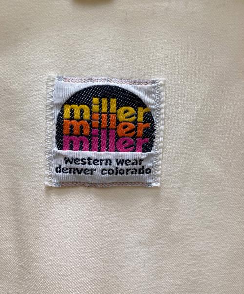 miller（ミラー）miller (ミラー) ヴィンテージ刺繍ウエスタンシャツ サイズ:15 1/2-34の古着・服飾アイテム