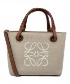 LOEWEロエベ）の古着「アナグラムミニトートバッグ」｜エクリュ×タン