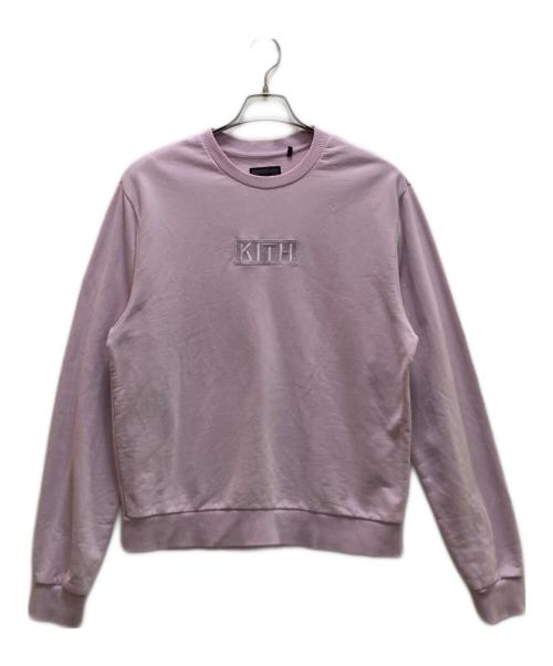 KITH（キス）KITH (キス) ボックスロゴスウェット ピンク サイズ:XSの古着・服飾アイテム