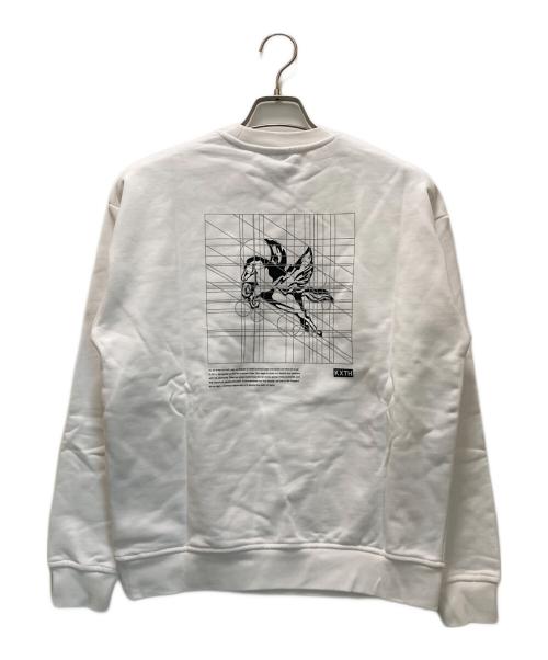 KITH（キス）KITH (キス) Pegasus Decoded クルーネックスウェット ホワイト サイズ:XS 未使用品の古着・服飾アイテム