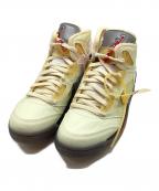 NIKE×OFFWHITEナイキ×オフホワイト）の古着「エアジョーダン 5 レトロ スペシャル」｜イエロー