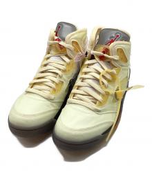 NIKE×OFFWHITE（ナイキ×オフホワイト）の古着「エアジョーダン 5 レトロ スペシャル」｜イエロー