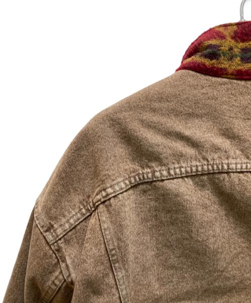 LEVI'S（リーバイス）LEVI'S (リーバイス) 裏ネイティブブランケット トラッカージャケット ブラウン サイズ:XLの古着・服飾アイテム