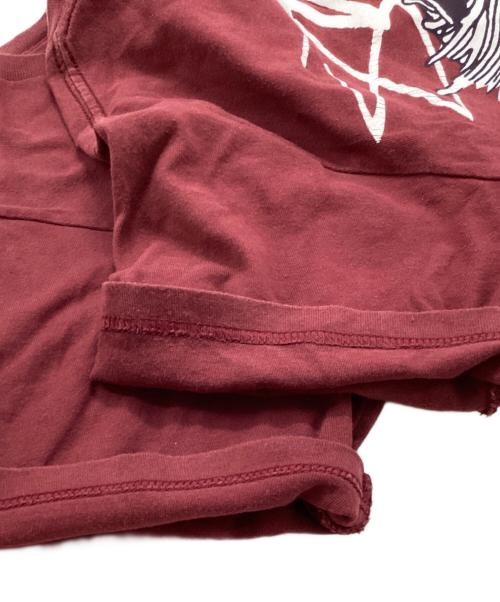 stussy（ステューシー）stussy (ステューシー) ドラゴンプリントTシャツ ブラウン サイズ:Sの古着・服飾アイテム