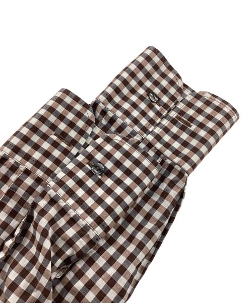 DOLCE & GABBANA（ドルチェ＆ガッバーナ）DOLCE & GABBANA (ドルチェ＆ガッバーナ) チェックシャツ ブラウン サイズ:15/38の古着・服飾アイテム