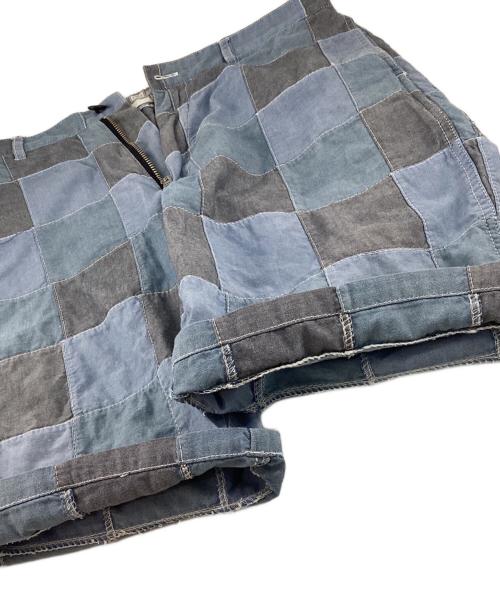 stussy（ステューシー）stussy (ステューシー) パッチワークショーツ ブルー サイズ:W28の古着・服飾アイテム