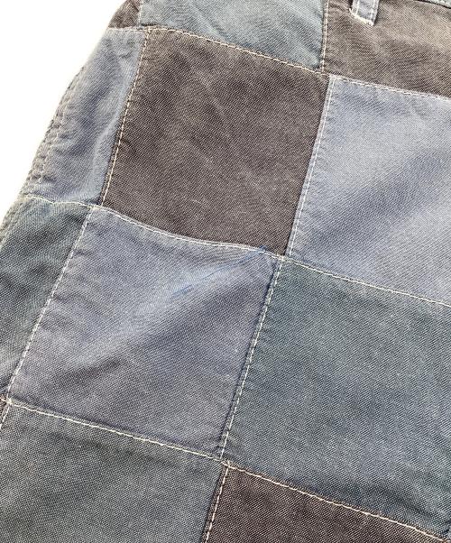 stussy（ステューシー）stussy (ステューシー) パッチワークショーツ ブルー サイズ:W28の古着・服飾アイテム