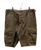 stussyステューシー）の古着「カーゴショートパンツ」｜カーキ