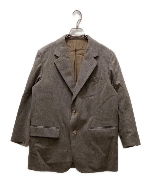 YLEVE（イレーヴ）YLEVE (イレーヴ) ウールテーラードジャケット グレー サイズ:1の古着・服飾アイテム