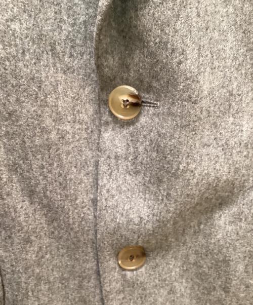 YLEVE（イレーヴ）YLEVE (イレーヴ) ウールテーラードジャケット グレー サイズ:1の古着・服飾アイテム