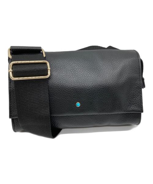 ear PAPILLONNER（イアパピヨネ）ear PAPILLONNER (イアパピヨネ) ワイドテープボディバッグ Sサイズ ブラックの古着・服飾アイテム