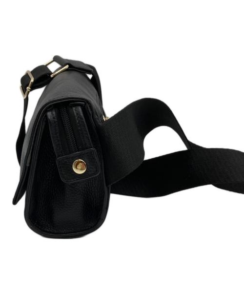 ear PAPILLONNER（イアパピヨネ）ear PAPILLONNER (イアパピヨネ) ワイドテープボディバッグ Sサイズ ブラックの古着・服飾アイテム