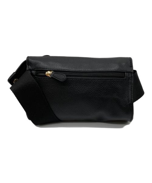 ear PAPILLONNER（イアパピヨネ）ear PAPILLONNER (イアパピヨネ) ワイドテープボディバッグ Sサイズ ブラックの古着・服飾アイテム