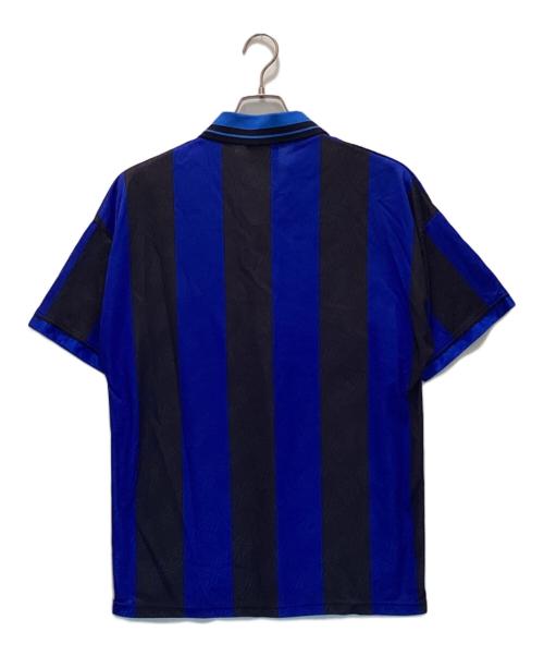 UMBRO（アンブロ）UMBRO (アンブロ) サッカーユニフォーム ブルー×ブラック サイズ:Mの古着・服飾アイテム