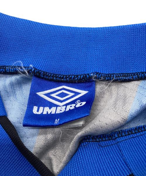 UMBRO（アンブロ）UMBRO (アンブロ) サッカーユニフォーム ブルー×ブラック サイズ:Mの古着・服飾アイテム