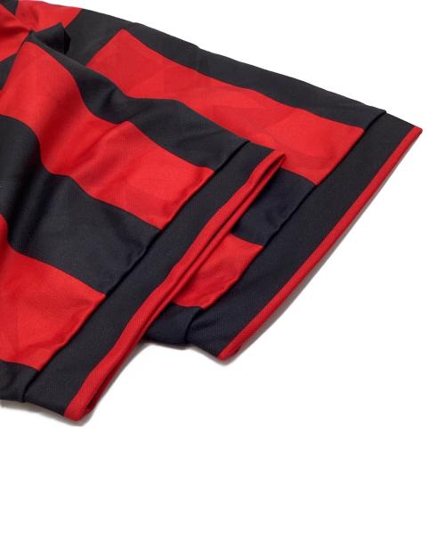 LOTTO（ロット）LOTTO (ロット) サッカーユニフォーム レッド×ブラック サイズ:Mの古着・服飾アイテム