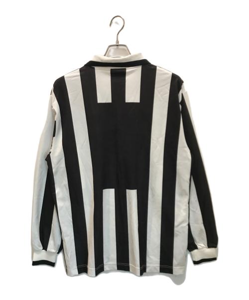 KAPPA（カッパ）KAPPA (カッパ) サッカーユニフォーム ホワイト×ブラック サイズ:Lの古着・服飾アイテム