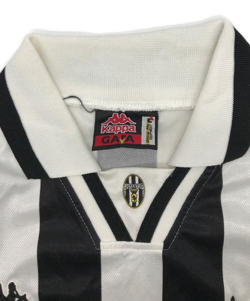 KAPPA（カッパ）KAPPA (カッパ) サッカーユニフォーム ホワイト×ブラック サイズ:Lの古着・服飾アイテム