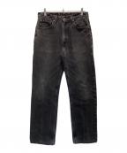 LEVI'Sリーバイス）の古着「ヴィンテージ505 ブラックデニムパンツ」｜ブラック