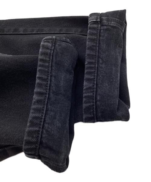 LEVI'S（リーバイス）LEVI'S (リーバイス) ヴィンテージブラックデニムパンツ ブラック サイズ:不明(実寸ウエスト約72cm×股下約80cm)の古着・服飾アイテム
