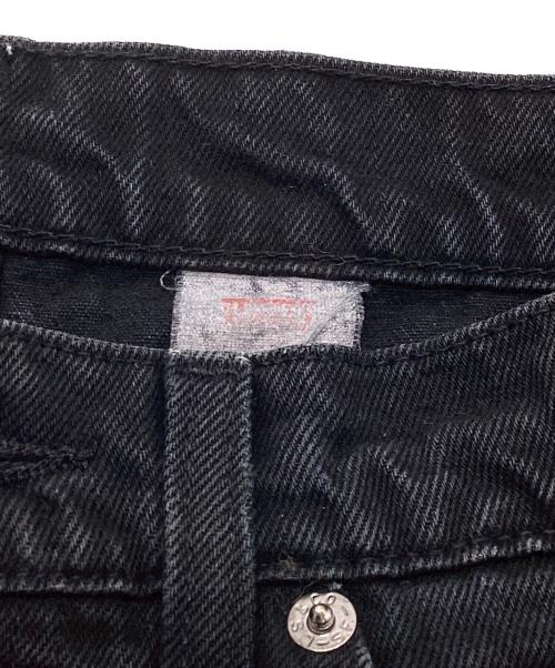 LEVI'S（リーバイス）LEVI'S (リーバイス) ヴィンテージブラックデニムパンツ ブラック サイズ:不明(実寸ウエスト約72cm×股下約80cm)の古着・服飾アイテム