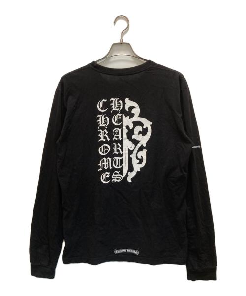 CHROME HEARTS（クロムハーツ）CHROME HEARTS (クロムハーツ) ハーフダガープリントポケットカットソー ブラック サイズ:Lの古着・服飾アイテム