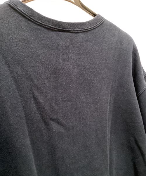 SEESEE（シーシー）SEESEE (シーシー) FRUIT OF THE LOOM (フルーツオブザルーム) コラボプリントスウェット ブラック サイズ:Lの古着・服飾アイテム