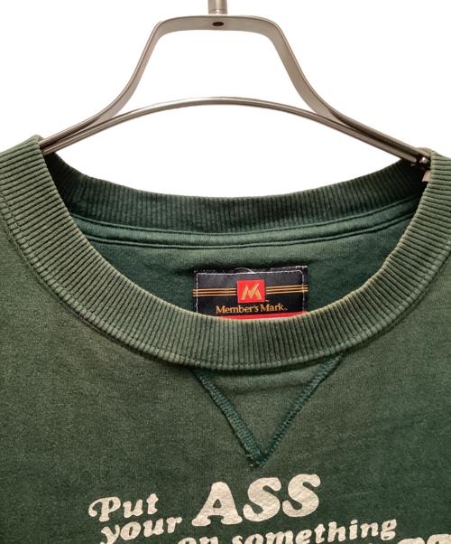 RUSSELL ATHLETIC（ラッセルアスレチック）RUSSELL ATHLETIC (ラッセルアスレチック) プリントスウェット グリーン サイズ:2XLの古着・服飾アイテム