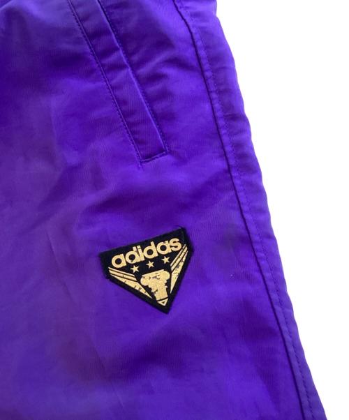 adidas（アディダス）adidas (アディダス) ヴィンテージナイロントラックパンツ パープルの古着・服飾アイテム