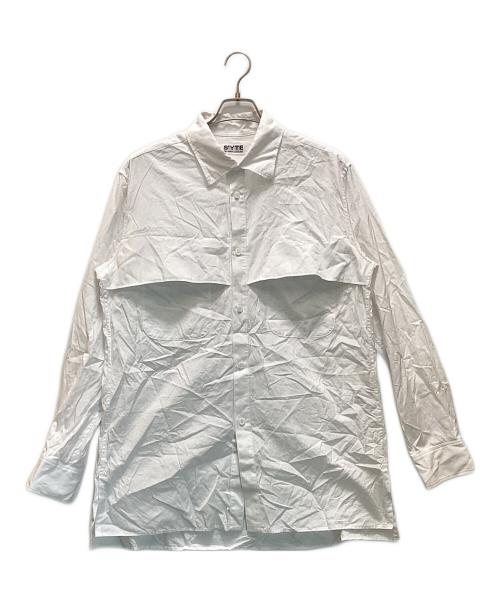 s'yte（サイト）s'yte (サイト) コットンブロードダブルポケットシャツ ホワイト サイズ:4の古着・服飾アイテム