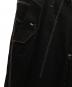 中古・古着 WILDSIDE YOHJI YAMAMOTO (ワイルドサイド ヨウジ ヤマモト) コットンチノ ホワイトステッチ ドローストリング カーゴパンツ ブラック サイズ:3：15000円