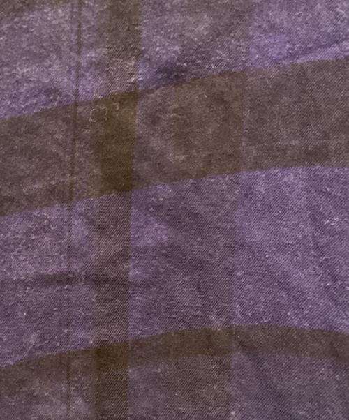 Y's（ワイズ）Y's (ワイズ) プレイドコートドレス ブルー×ブラック サイズ:Mの古着・服飾アイテム