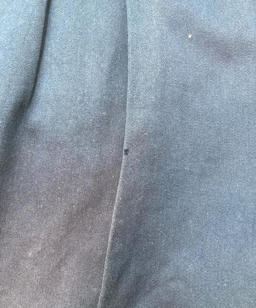 Christian Dior MONSIEUR（クリスチャンディオールムッシュ）Christian Dior MONSIEUR (クリスチャンディオールムッシュ) ヴィンテージ2タックウールコットンスラックス ネイビー サイズ:85の古着・服飾アイテム