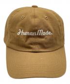 HUMAN MADEヒューマンメイド）の古着「ロゴ刺繍キャップ」｜ブラウン