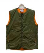 MAMMUTマムート）の古着「セオン イン ベスト」｜オリーブ×オレンジ