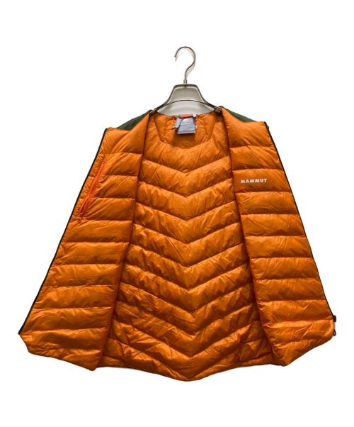 MAMMUT（マムート）MAMMUT (マムート) セオン イン ベスト オリーブ×オレンジ サイズ:XLの古着・服飾アイテム