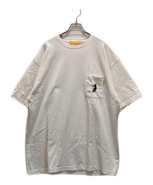 UNION（ユニオン）UNION (ユニオン) ポケットTシャツ ホワイト サイズ:XLの古着・服飾アイテム
