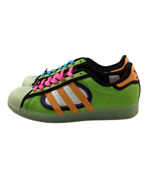 adidas（アディダス）adidas (アディダス) The Simpsons (ザ シンプソンズ) Squishee Superstar グリーン サイズ:28.5の古着・服飾アイテム