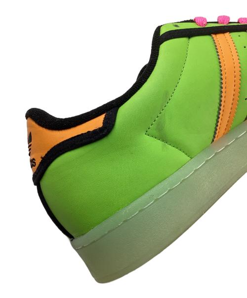 adidas（アディダス）adidas (アディダス) The Simpsons (ザ シンプソンズ) Squishee Superstar グリーン サイズ:28.5の古着・服飾アイテム