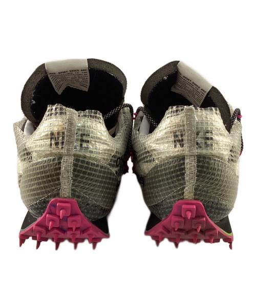 NIKE（ナイキ）NIKE (ナイキ) OFFWHITE (オフホワイト) ワッフルレーサー ブラック×ピンク サイズ:28.5の古着・服飾アイテム