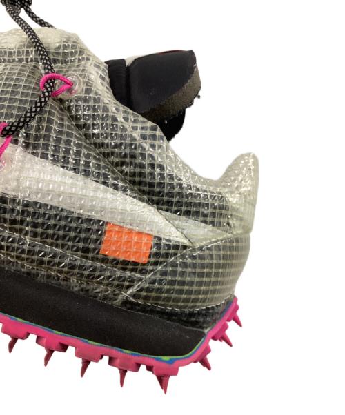 NIKE（ナイキ）NIKE (ナイキ) OFFWHITE (オフホワイト) ワッフルレーサー ブラック×ピンク サイズ:28.5の古着・服飾アイテム