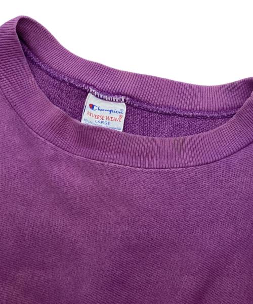 Champion REVERSE WEAVE（チャンピオン リバース ウィーブ）Champion REVERSE WEAVE (チャンピオン リバース ウィーブ) ヴィンテージリバースウィーブスウェット パープル サイズ:LARGEの古着・服飾アイテム