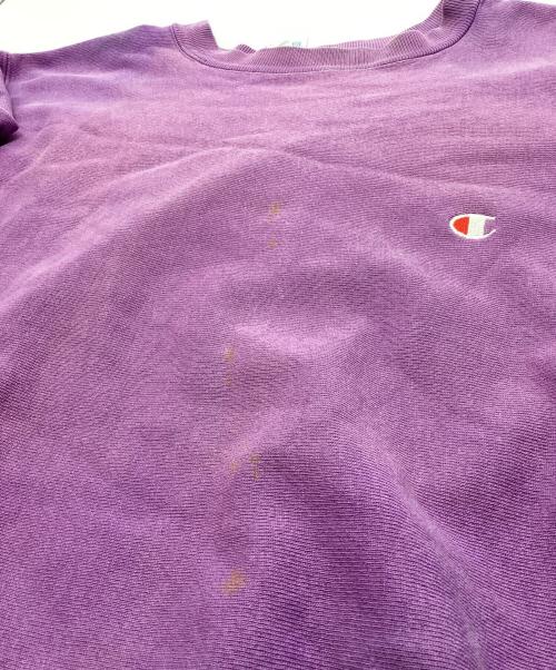 Champion REVERSE WEAVE（チャンピオン リバース ウィーブ）Champion REVERSE WEAVE (チャンピオン リバース ウィーブ) ヴィンテージリバースウィーブスウェット パープル サイズ:LARGEの古着・服飾アイテム