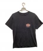 HARLEY-DAVIDSON×LOONEY TUNESハーレーダビッドソン×ルーニーチューンズ）の古着「00's 両面プリントTシャツ」｜ブラック