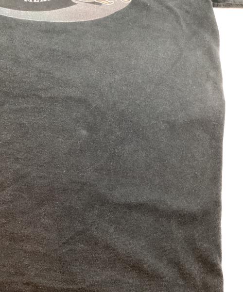 HARLEY-DAVIDSON（ハーレーダビッドソン）HARLEY-DAVIDSON (ハーレーダビッドソン) LOONEY TUNES (ルーニーチューンズ) 00's 両面プリントTシャツ ブラック サイズ:Mの古着・服飾アイテム